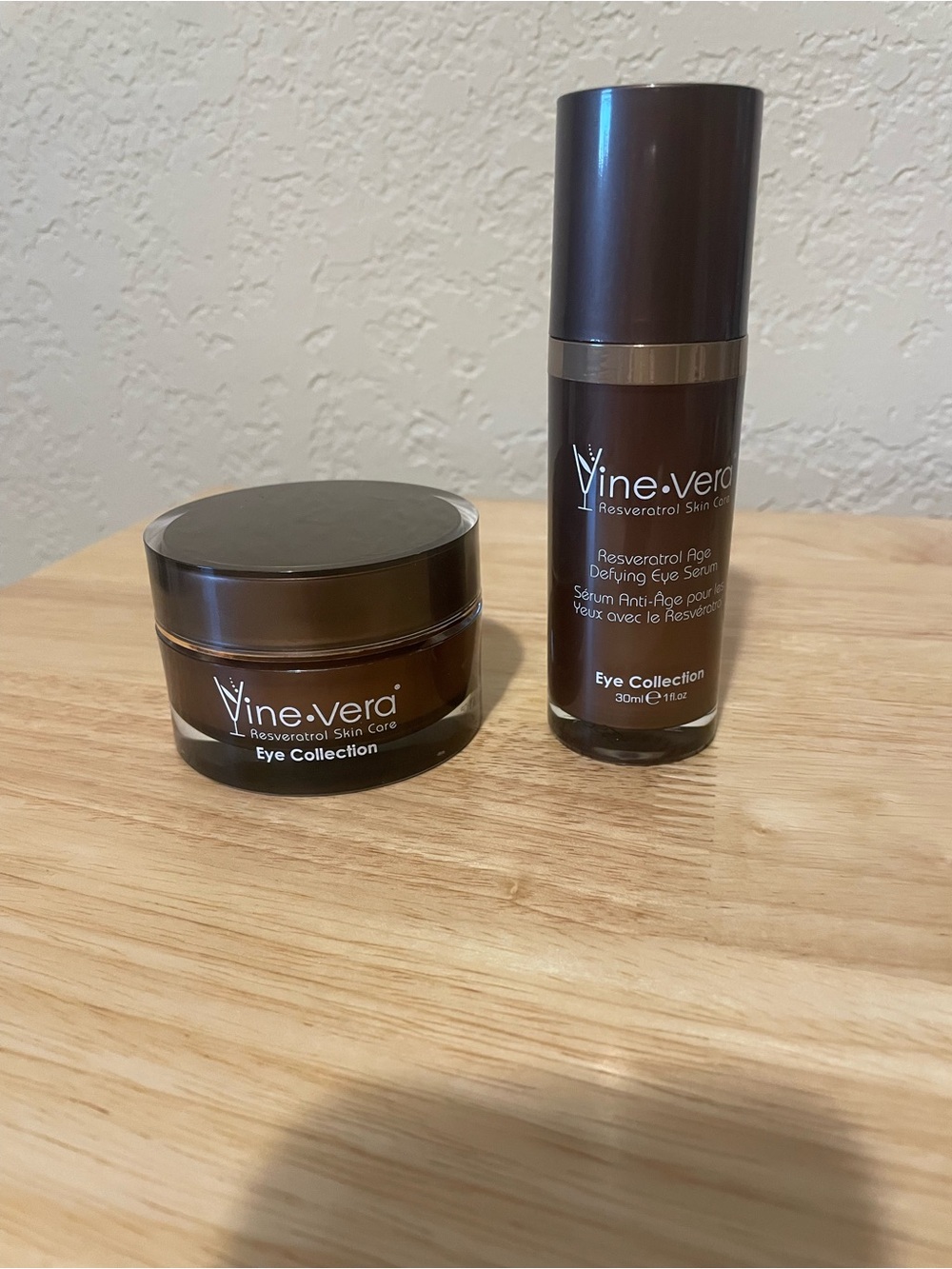 Eye Collection Resveratrol Eye Cream & Serum – Brown